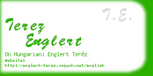 terez englert business card